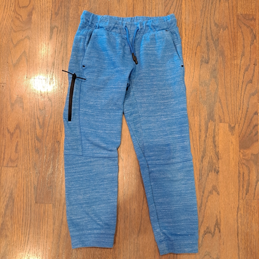 All In Motion Blue Jogger Pants with Black Zipper